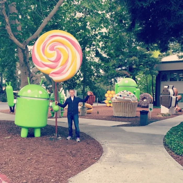 Kirill at the Android campus