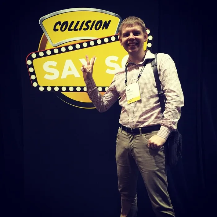 Kirill at the Collision conference in Las Vegas
